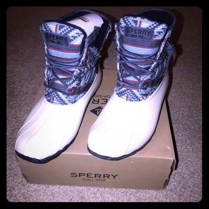 Sperry Saltwater duck boots!